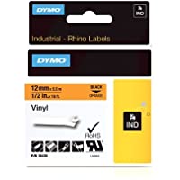 DYMO 12mm RHINO Coloured vinyl - Cintas para impresoras de etiquetas (D1- Vinilo- Bélgica- Caja)